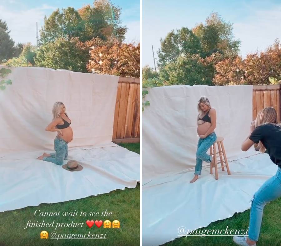 Pregnant Lindsay Arnold Shows Bare Baby Bump in Maternity Shoot