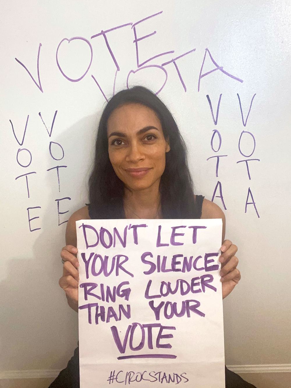 Rosario Dawson joined #CÎROCStands to encourage voters to exercise their most important right this election season.