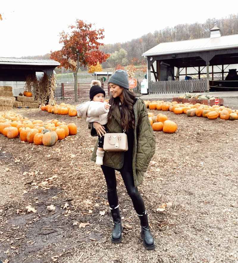 Shay Mitchell and Daughter Atlas at Pumpkin Patch