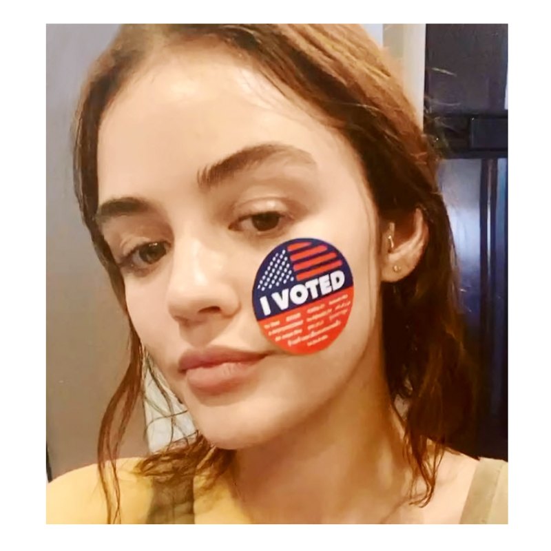 Lucy Hale Stars Vote in 2020 Election See the Photos