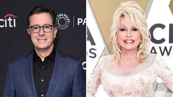 Stephen Colbert Moved to Tears After Dolly Parton Sings on Late Show