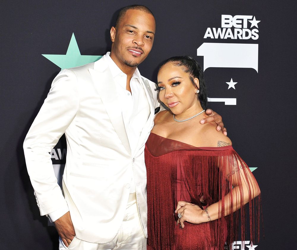 TI and Tameka Harris at the BET Awards TI Stepdaughter Zonnique Pullins Gives Birth and Welcomes First Child With Bandhunta Izzy