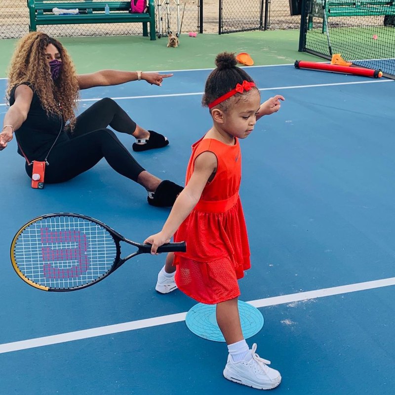 Tennis Time See Serena Williams' Cutest Moments With Her Daughter Olympia
