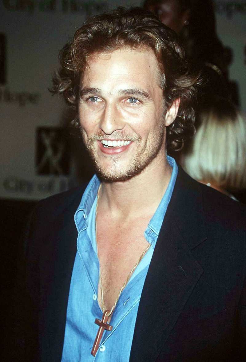 Matthew McConaughey Wearing A Cross Necklace in 1996 Things We Learned About Matthew McConaughey in His New Book Greenlights