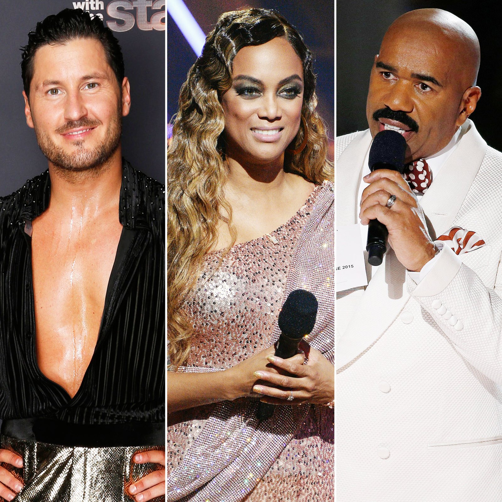 Val Chmerkovskiy Compares Tyra Banks to Steve Harvey After Mix-Up Dancing With the Stars Cast Reactions to Tyra Banks Flub