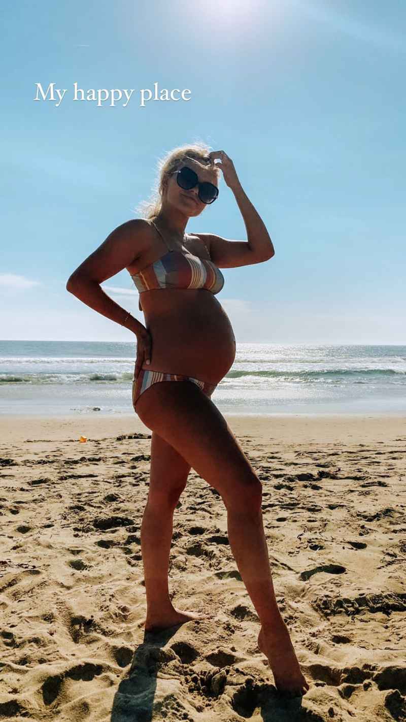 Witney Carson Beach Bikini Pregnant