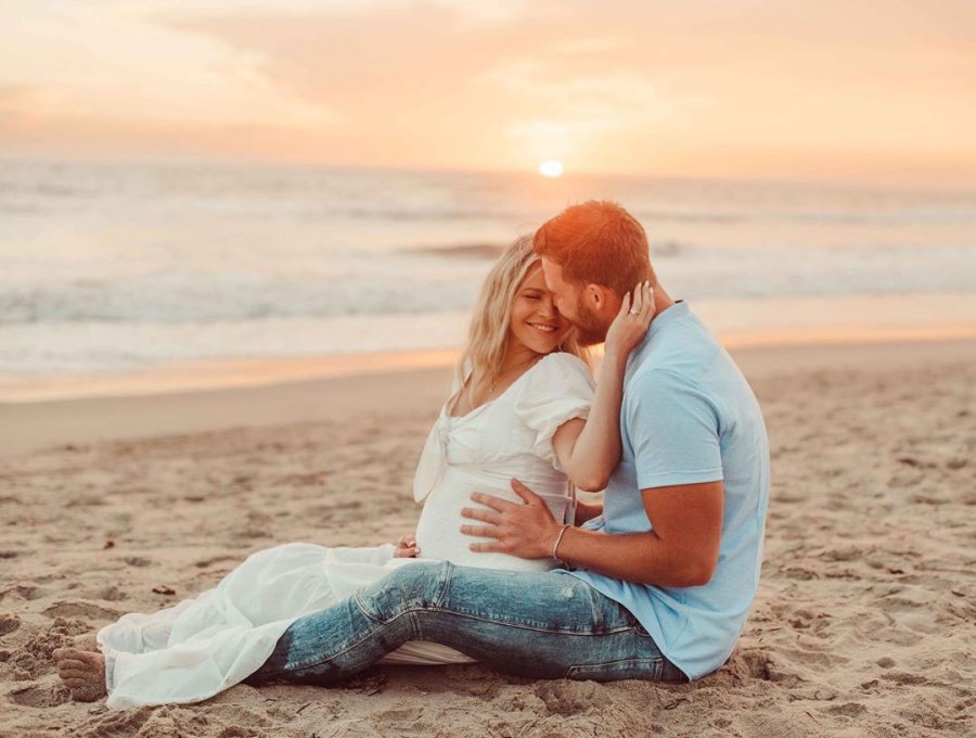 Witney Carson McAllister Maternity Shoot Pregnant Jen Anderson Photography