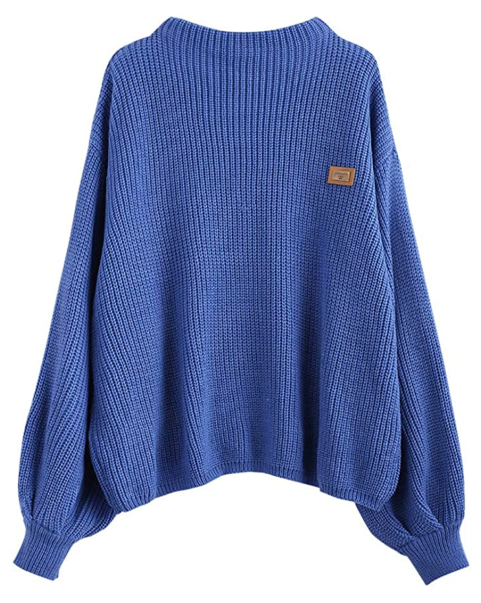 ZAFUL Women's Casual Loose Knitted Sweater