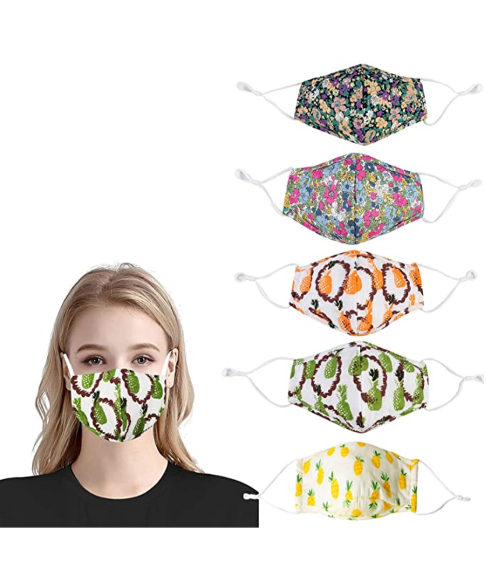 ZFCGEE Reusable Cloth Face Covering for Women