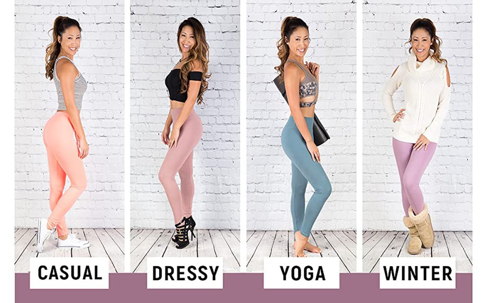 SATINA High-Waisted Leggings