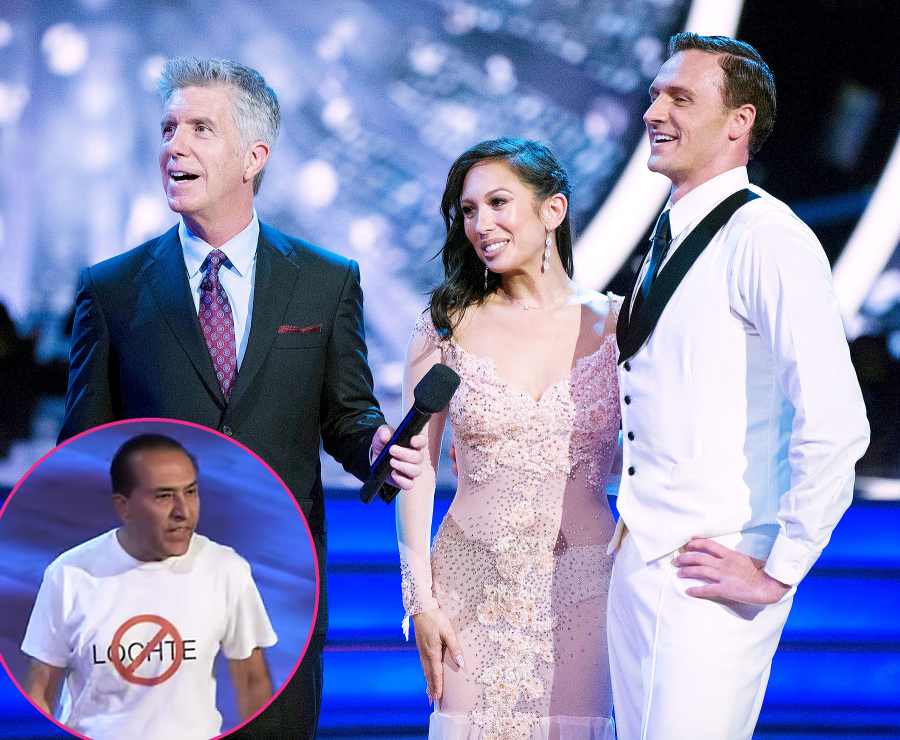 Tom Bergeron Cheryl Burke Ryan Lochte and DWTS Fan Biggest Dancing With the Stars Controversies Through the Years