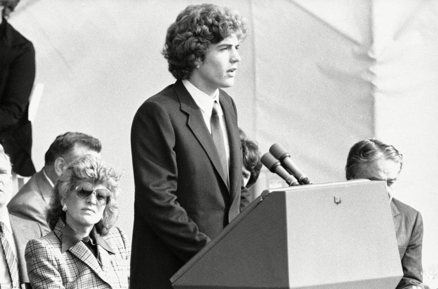 03 First Speech 1979 John F Kennedy Jr Life in Photos