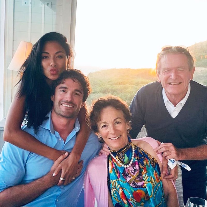 Nicole Scherzinger and Thom Evans with his Family on Fathers Day Nicole Scherzinger and Thom Evans Relationship Timeline