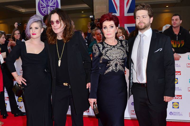 2015 Britain Awards Kelly Osbourne Ozzy Osbourne Sharon Osbourne and Jack Osbourne Osbournes Family Album