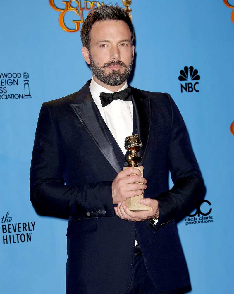 8 2012 Ben Affleck Golden Globes where he won best director for Argo