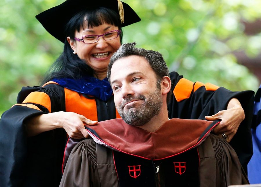 9 Ben Affleck honorary doctorate degree from Brown University in 2013