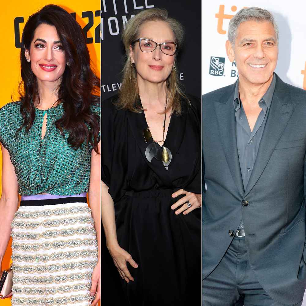 Amal Clooney Jokes She and Meryl Streep Have &lsquo;Both Been Married to My Husband&rsquo; George Clooney in Speech