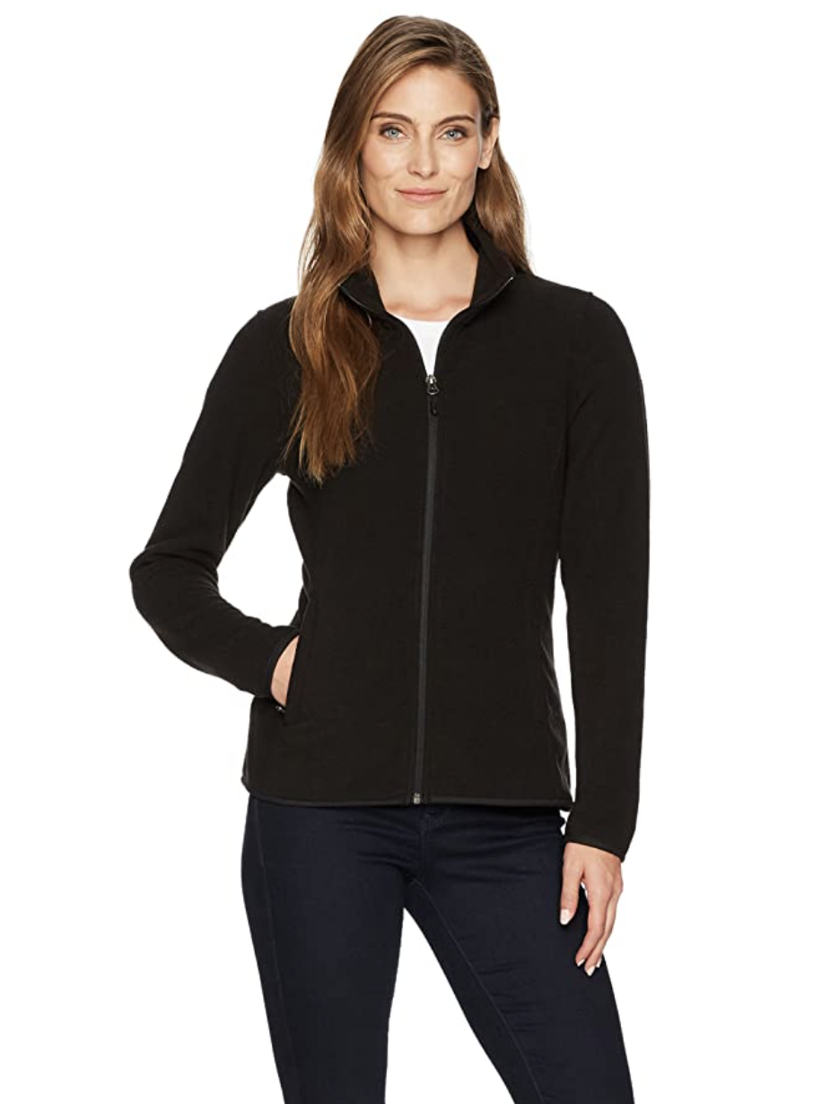 Amazon Essentials Women's Classic Fit Long-Sleeve Full-Zip Polar Soft Fleece Jacket