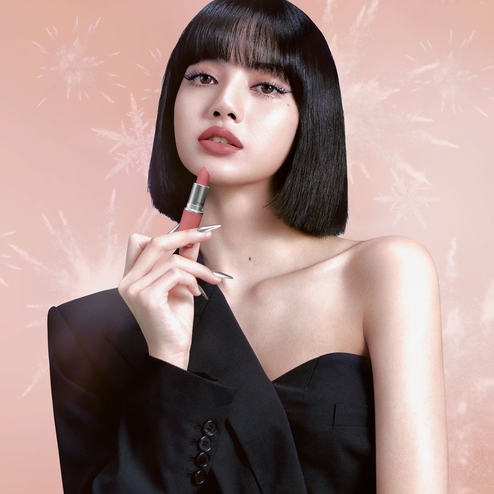 BLACKPINK's Lisa in MAC Frosted Firework Holiday 2020 Campaign | UsWeekly