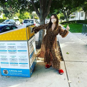 Billie Lourd Shows Postpartum Body in Voting PSA 1 Month After Announcing Son Kingston’s Arrival