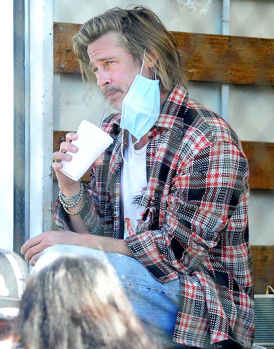 Brad Pitt Spotted Doing Charity Work in LA Amid Split From Girlfriend Nicole Poturalski