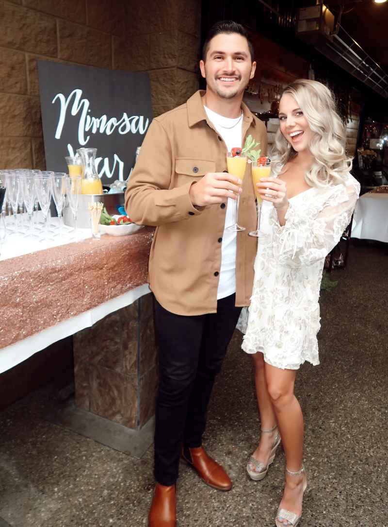 Cheers Nicole Franzel and Victor Arroyo bridal shower