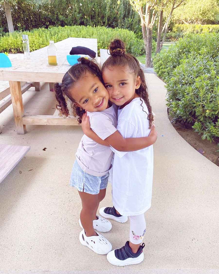 Chicago West Hugging Dream Kardashian