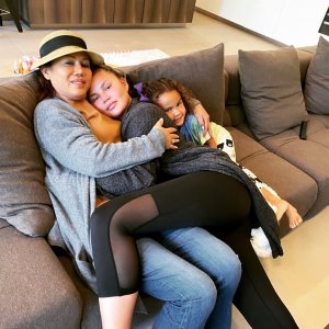 Chrissy Teigen Hugs Mom and Daughter Luna After Sharing ‘Hardest 4 Days of My Life’