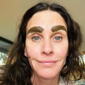 Courteney Cox Shares Snap of Microbladed Brows and Stars Cannot Get Enough