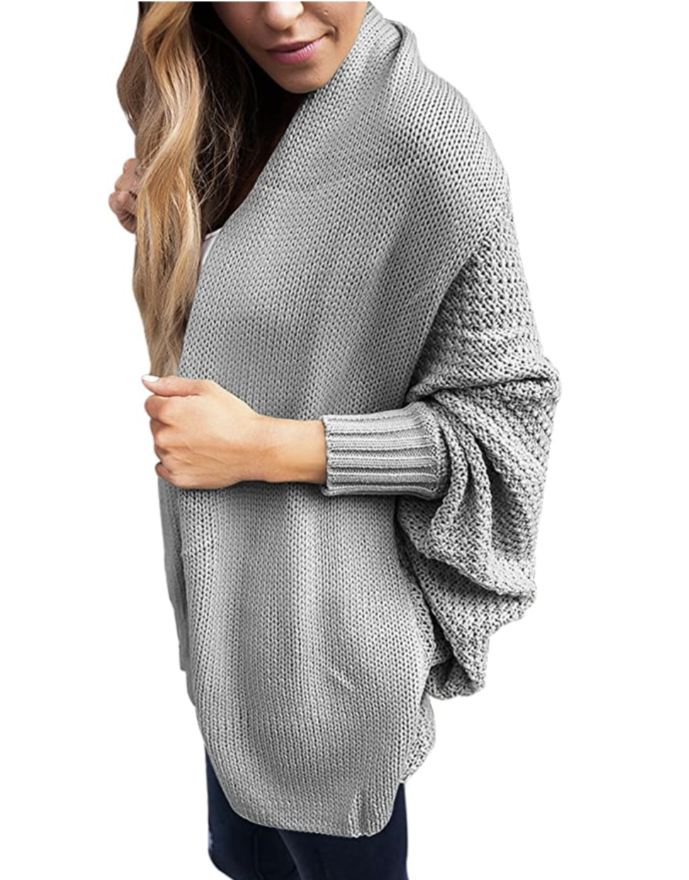 Dearlove Women's Casual Dolman Sleeve Open Front Knit Cardigan