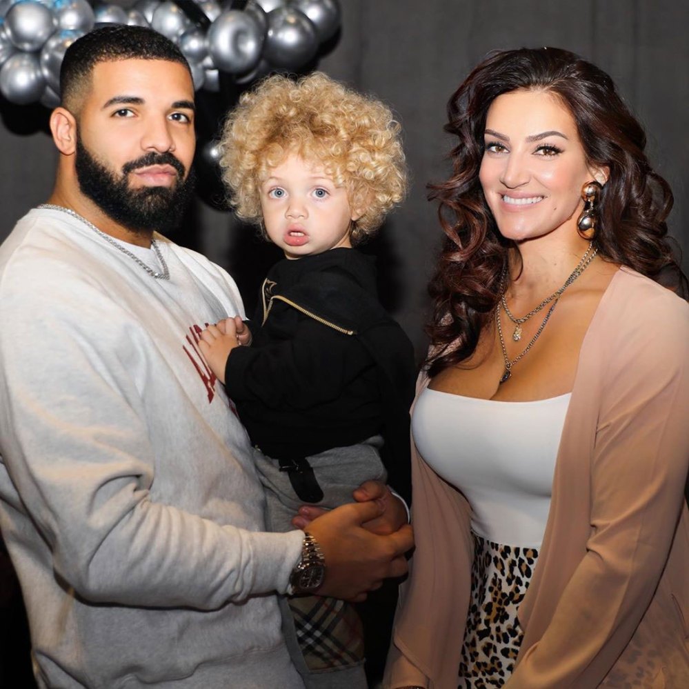 Drake and Sophie Brussaux Son Adonis Yoga With Mom Sophie Brussaux
