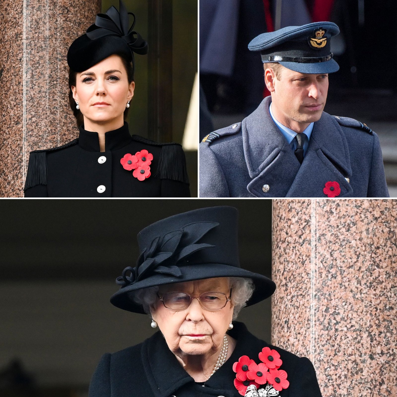 Duchess Kate, Prince William and More Royals Join Queen Elizabeth II at Remembrance Day Ceremony
