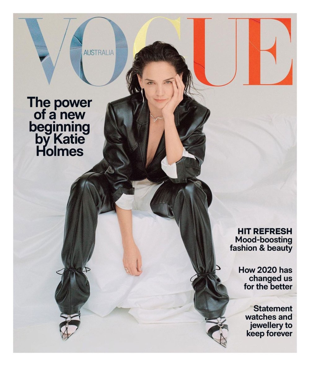 Emilio Vitolo Jr Celebrates His Katie Holmes New Australian Vogue Cover
