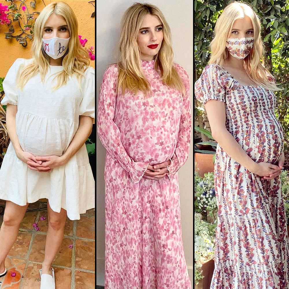 Emma Roberts 1st Pregnancy Style, Maternity Fashion: Pics
