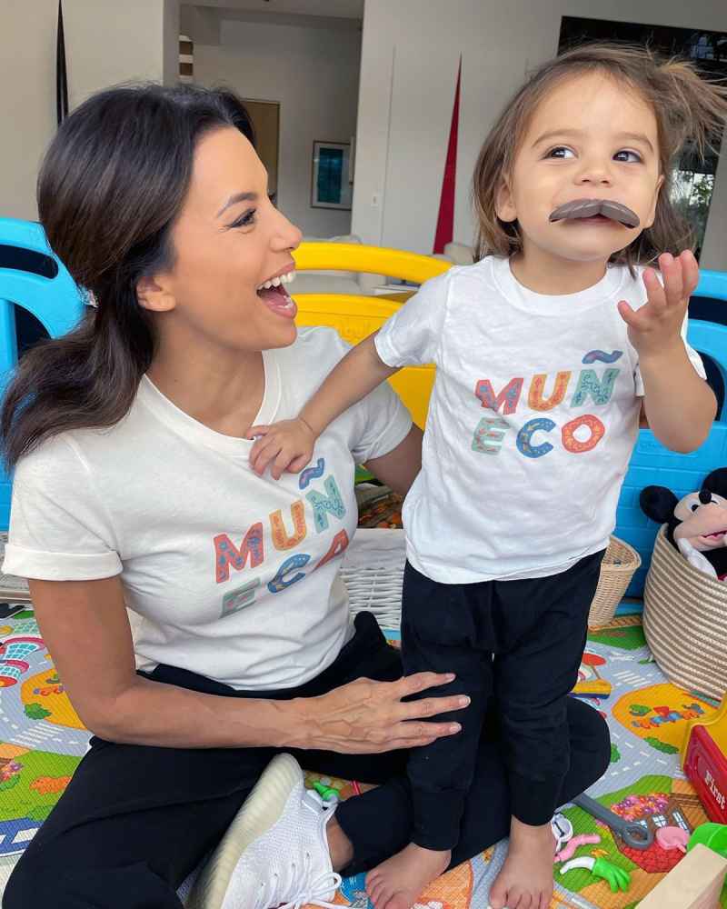 Eva Longoria and Her Son Are Too Cute in Matching Tees