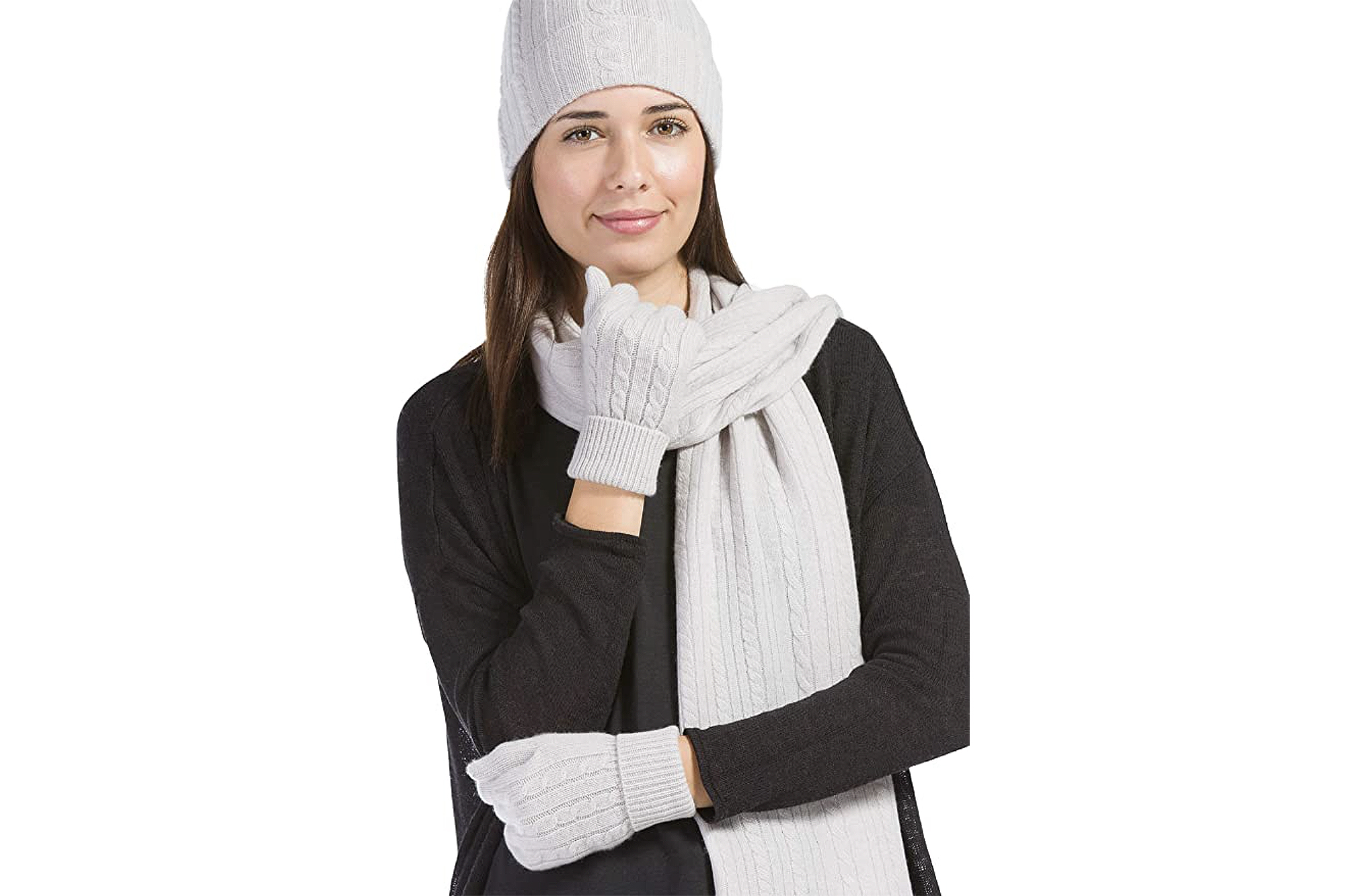 Sale u003e cashmere hat scarf and glove set u003e in stock