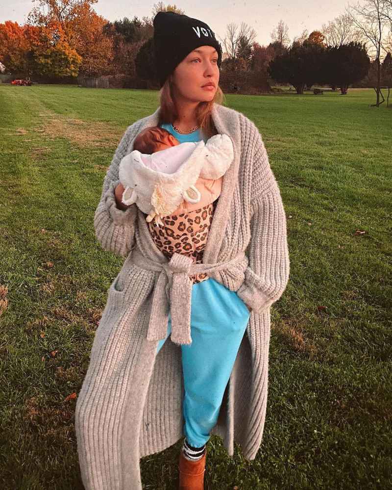 Gigi Hadid Shares Sweet Photos Cradling Her Daughter