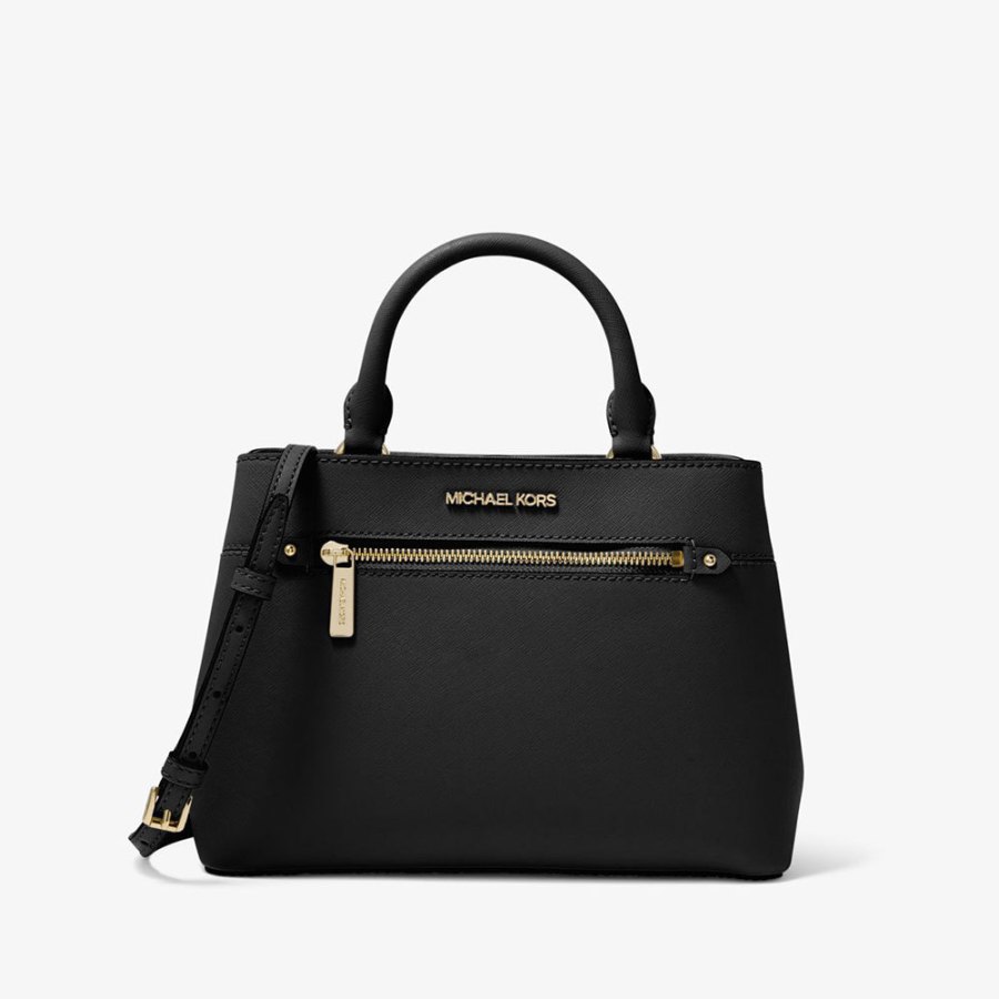 Hailee Small Saffiano Leather Satchel
