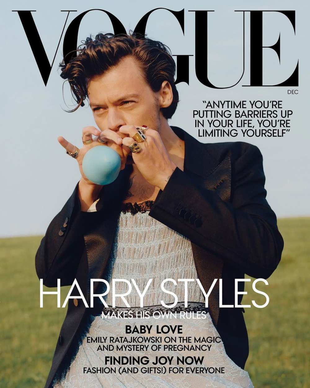 Harry Styles' Mom Chimes in on Her Son's 'Vogue' Cover Drama