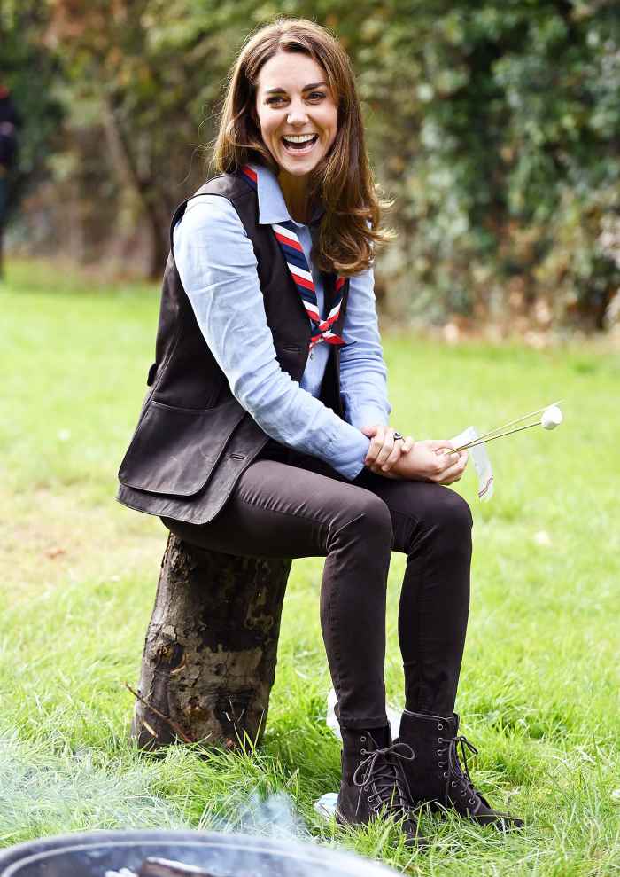Duchess Kate Toasting Marshmallows With A Scout Group How Duchess Kate Plans to Change Outdated Royal Rules When She Becomes Queen Consort