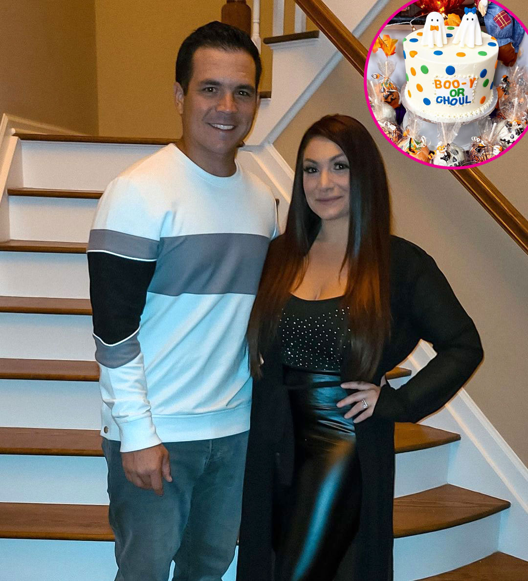 Jersey Shore Pregnant Deena Cortese Reveals Sex of 2nd Child With Christopher Buckner Halloween Cake