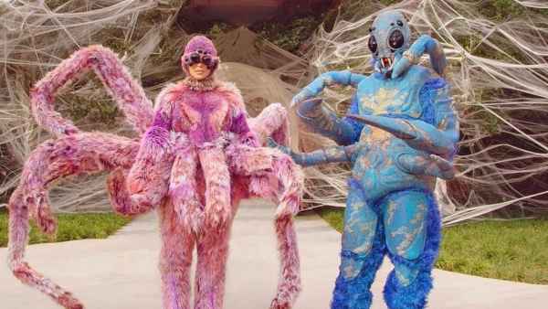 Kim Kardashian and Kanye West Dress as Spiders Celebrating Halloween With 4 Kids: Pics