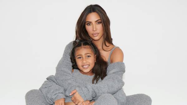 Kim Kardashian North matching Skims Theo Wenner