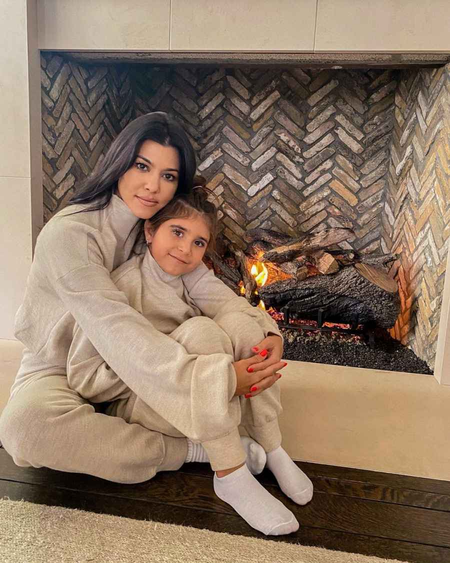 Kourtney Kardashian Daughter Penelope matching