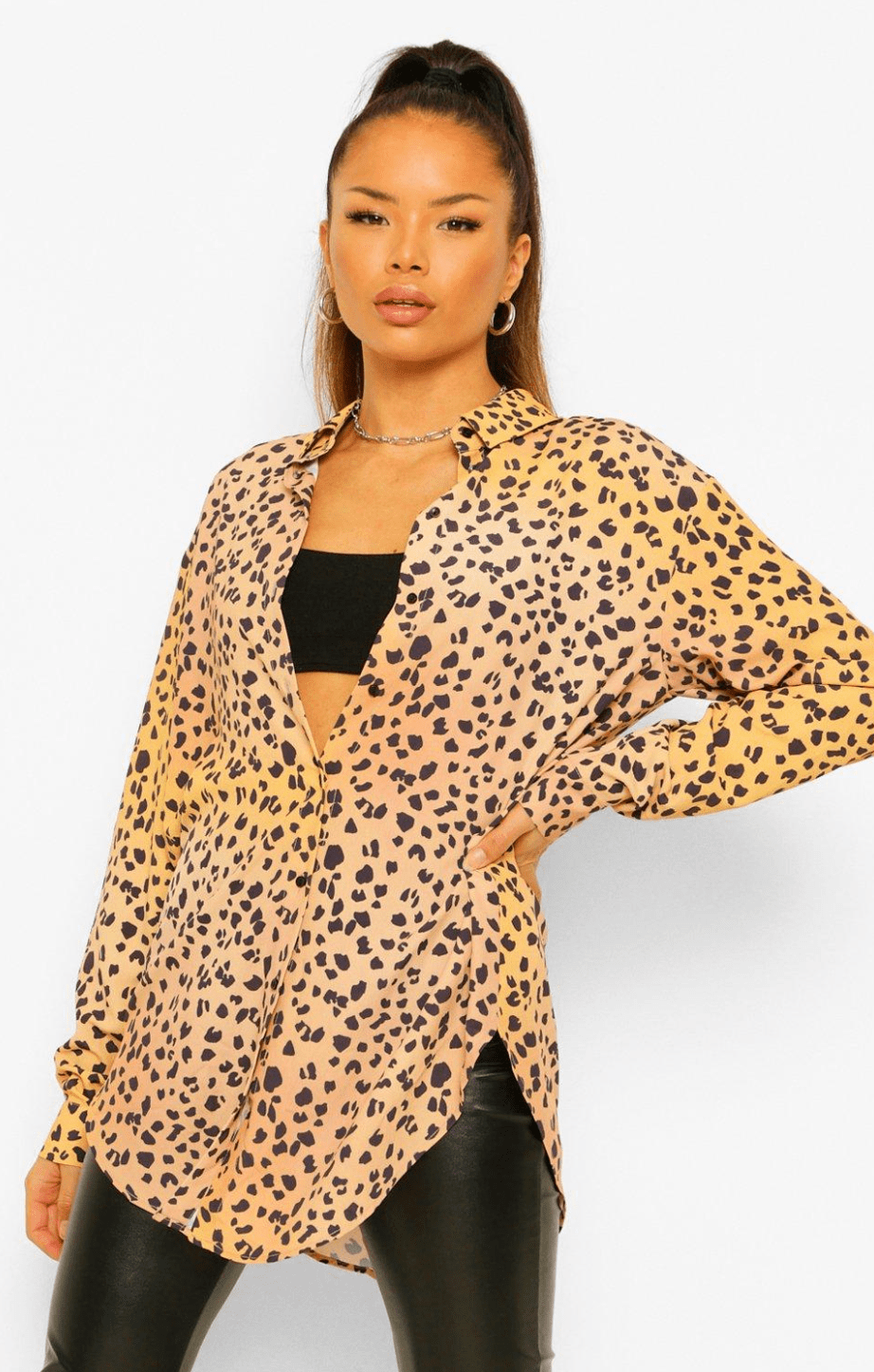 Leopard Oversized Shirt