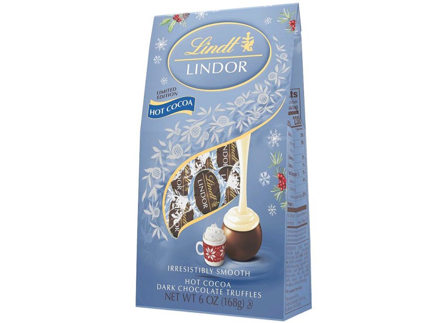 Lindt Lindor Hot Cocoa Dark Chocolate Truffles