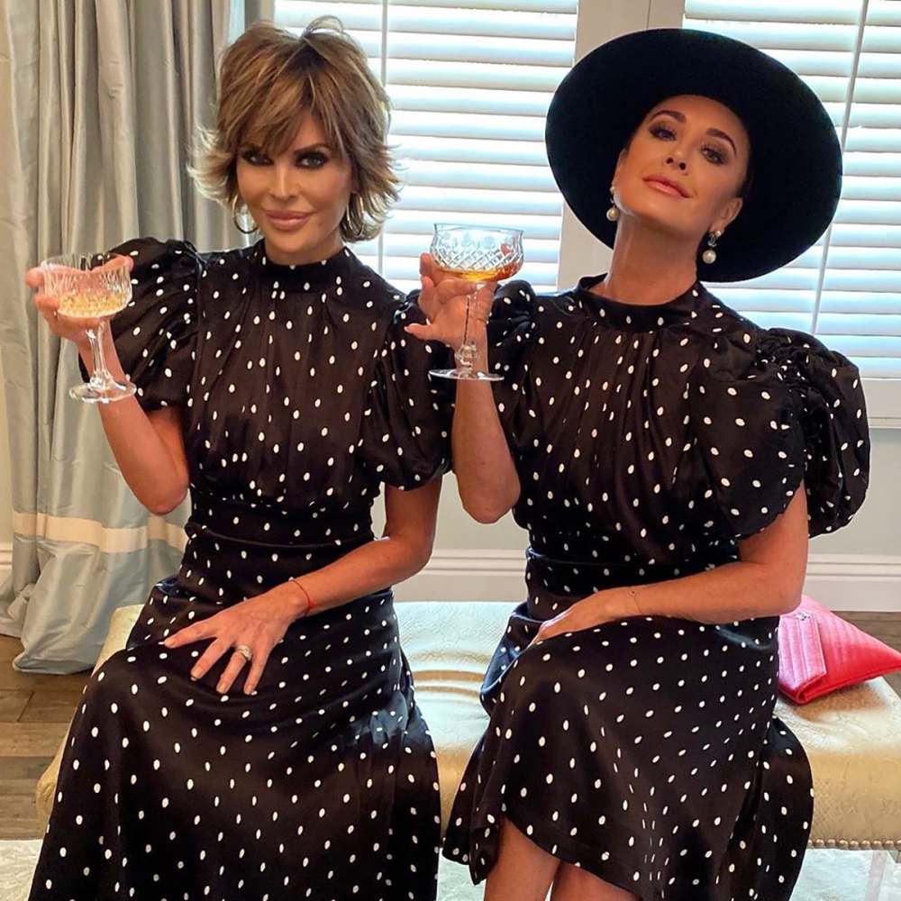 Lisa Rinna and Kyle Richards Twin in Polka Dots: 'Oops We Did It Again'