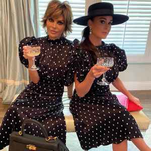 Lisa Rinna and Kyle Richards Twin in Polka Dots: 'Oops We Did It Again'