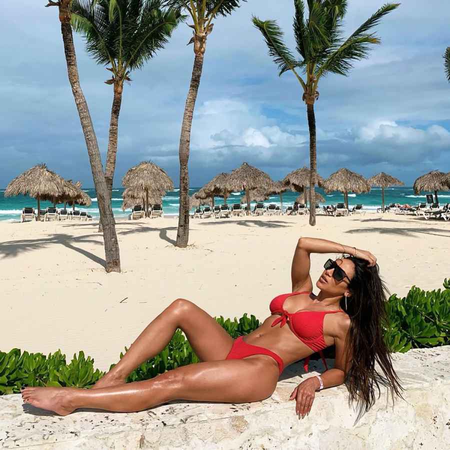 Melissa Gorga's Body Looks Red Hot in a Two-Piece