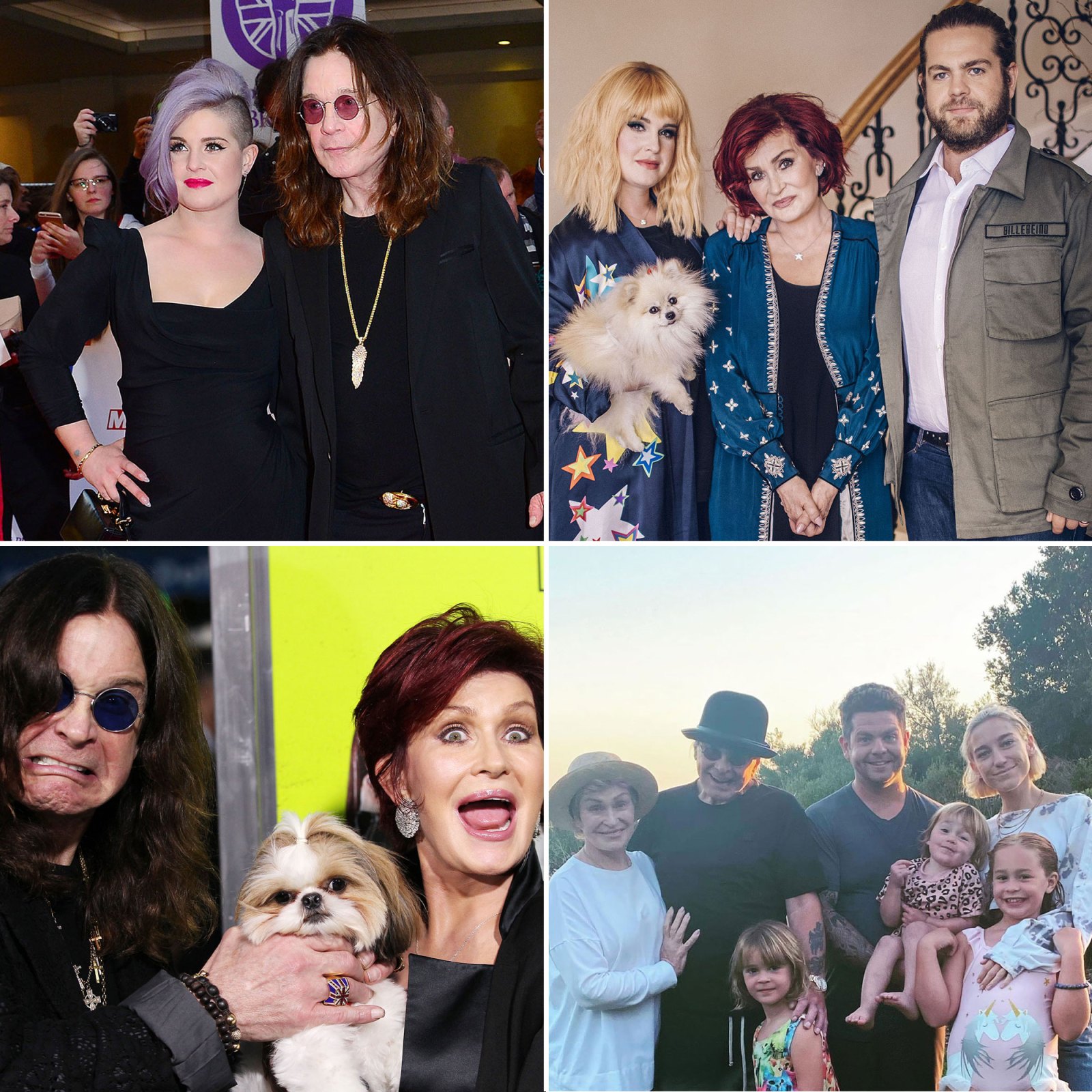 Ozzy And Sharon Osbourne S Family Album With Kelly And Jack